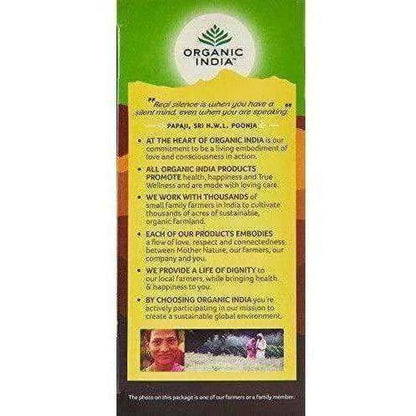 Organic India Tulsi Green Tea Lemon Ginger Tea Bags