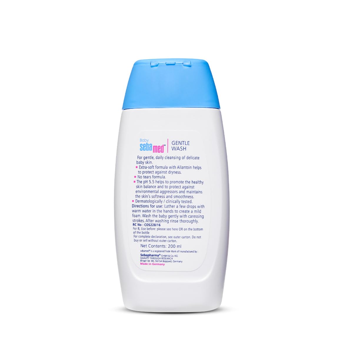 Sebamed Baby Gentle Wash|pH 5.5|Baby Body Wash|Soap Free|Tear Free