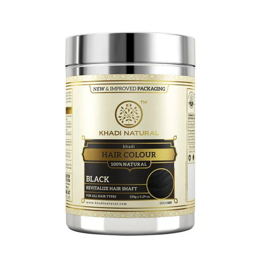 Khadi Natural Black Herbal Hair Colour - 150 gm