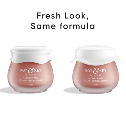 Dot & Key Glow Reviving Vitamin C Pink Clay Face Mask - 85 gm