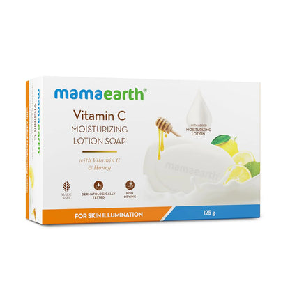 Mamaearth Vitamin C Moisturizing Lotion Soap -125 gm