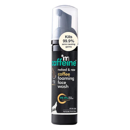 mCaffeine Anti Acne Coffee Foaming Face Wash - 75 ml