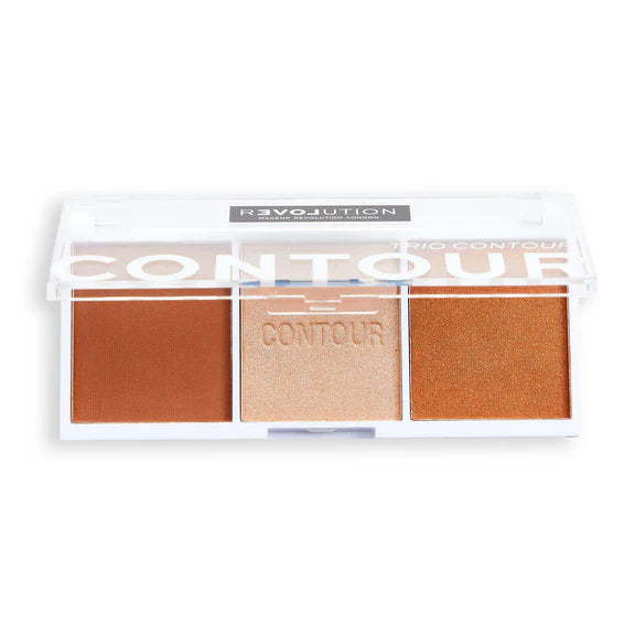 Relove Colour Play Contour Trio Palette Baked Sugar - Baked Sugar - 6 gm