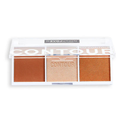 Relove Colour Play Contour Trio Palette Baked Sugar - Baked Sugar - 6 gm