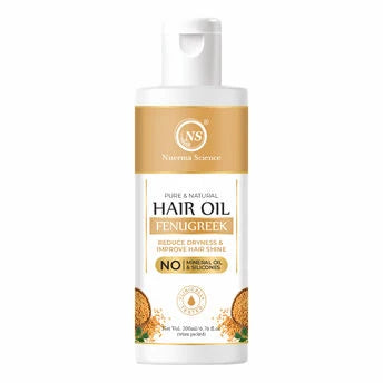 Nuerma Science Fenugreek Hair Oil to Reduce Dryness & Improve Hair Shine - 100 ml