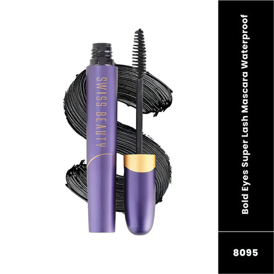 Swiss Beauty Bold Eyes Super Lash Mascara Waterproof - Black - 7.5 ml