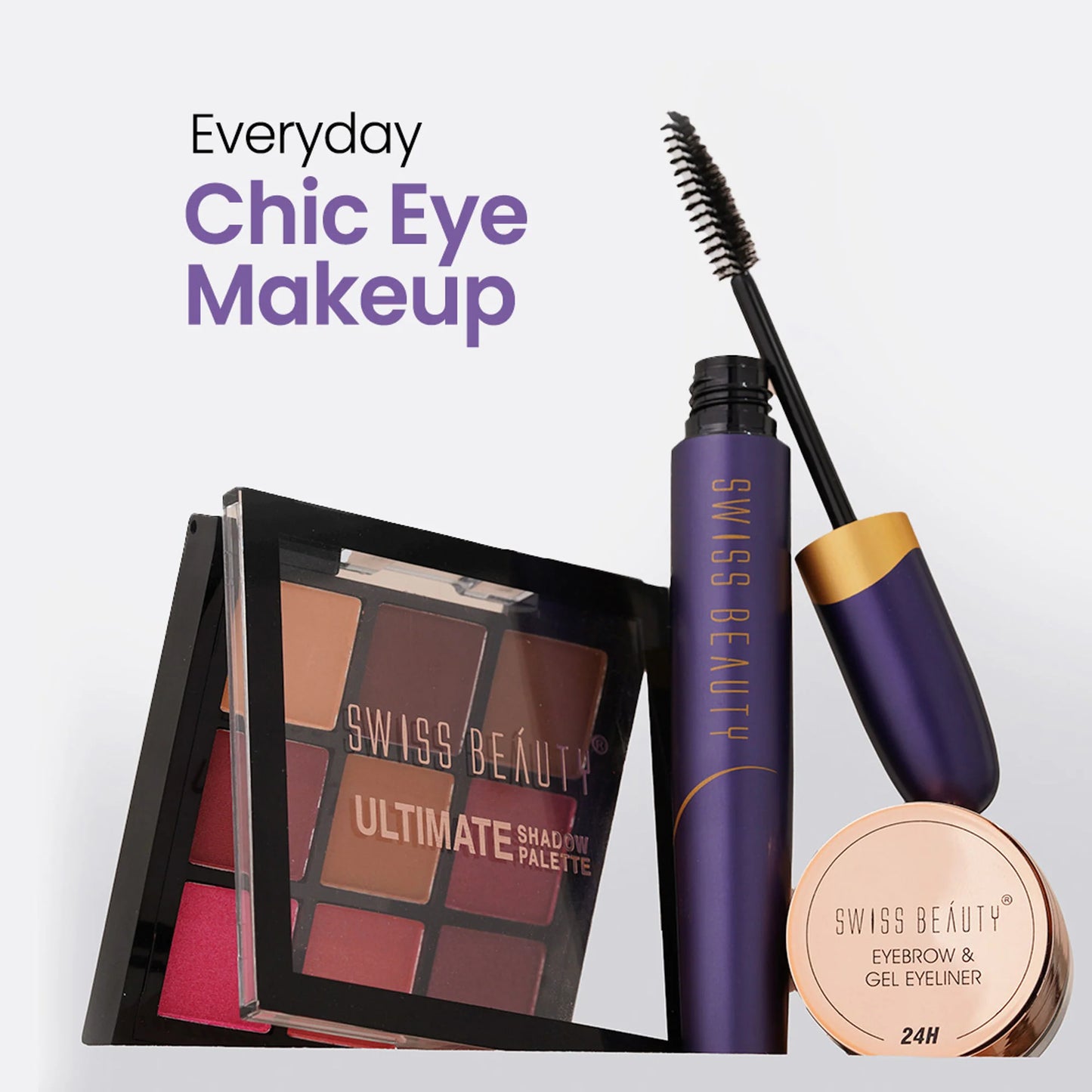 Swiss Beauty Bold Eyes Super Lash Mascara Waterproof - Black - 7.5 ml