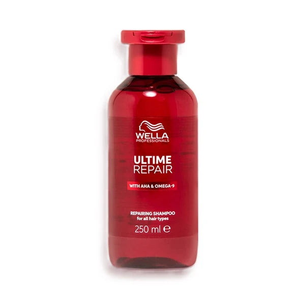 Wella Professionals Ultime Repair Shampoo, Night & Day Hair Serum Combo - combo