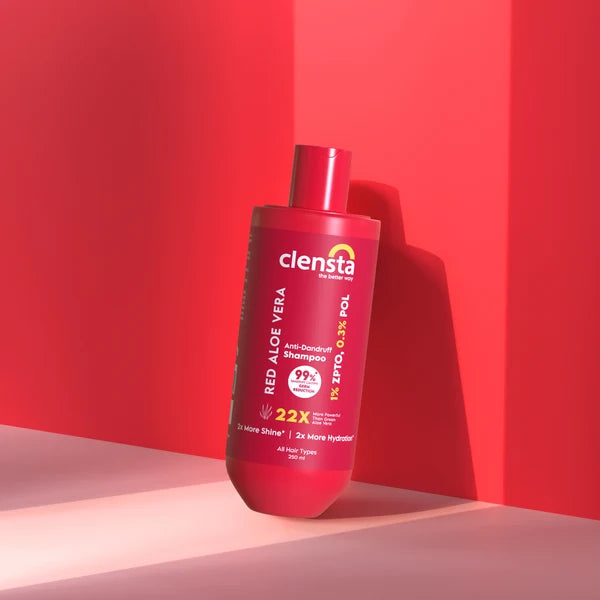 Red Aloe Vera Anti-Dandruff Shampoo With Zpto & Red Aloe Vera