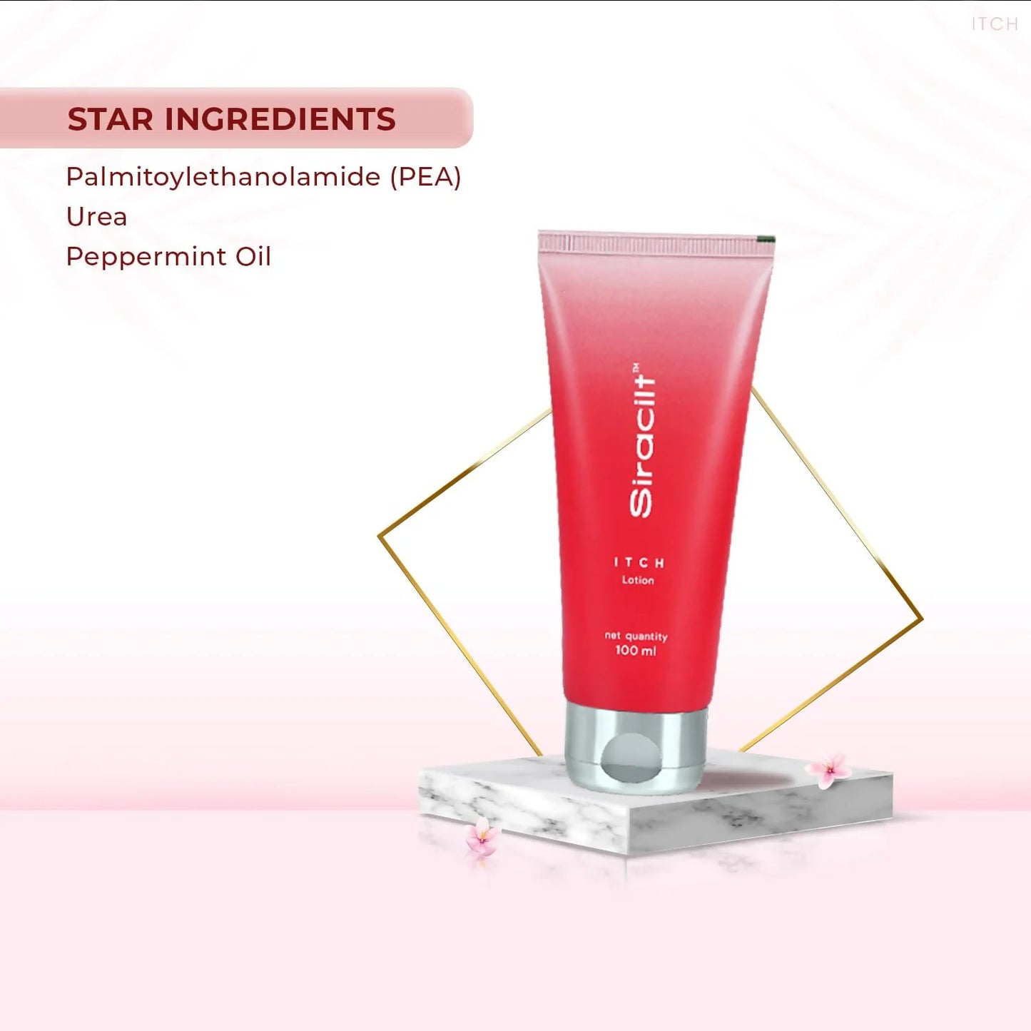 Siracilt-Itch Lotion Moisturizer For Soothing Dry Itchy Eczematic Skin Anti-Inflammatory Paraben & Sulphate Free - 100 ml
