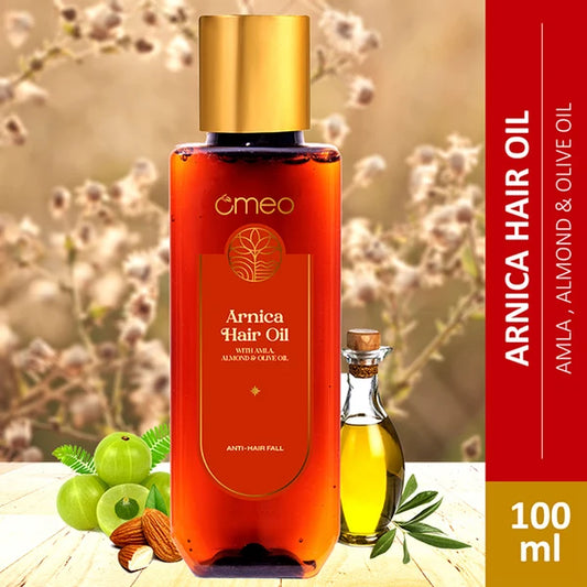 Omeo Arnica Hair Oil With Amla & Almond Oil Extract - 100 ml