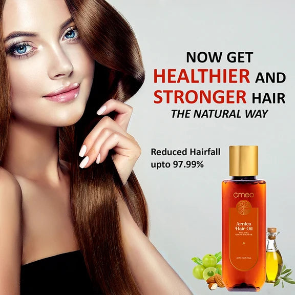 Omeo Arnica Hair Oil With Amla & Almond Oil Extract - 100 ml