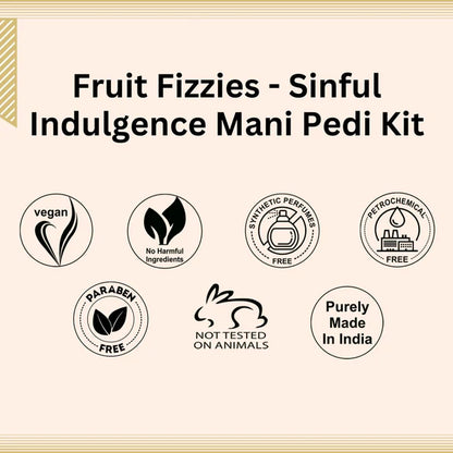 Aroma Treasures Orange & Chocolate Sinful Indulgence Mani-Pedi Kit - 77 gm + 10 ml