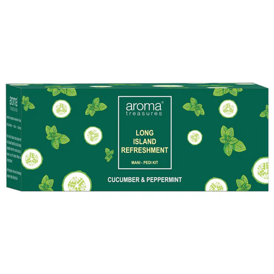Aroma Treasures Long Island Refreshment Mani-Pedi Kit - 77 gm + 10 ml