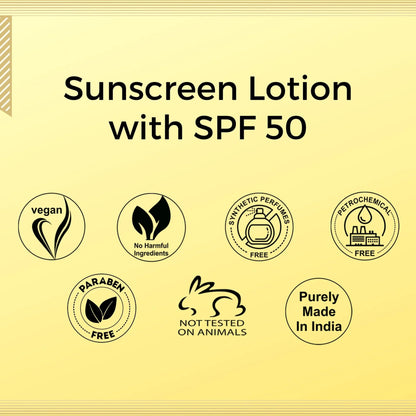 Aroma Treasures Sunscreen Lotion Spf 50 Pa+++ Uvb Uva - 100 ml