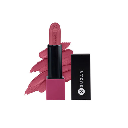 SUGAR Glide Peptide Serum Lipstick with Vitamin E - 05 Parisian Pink - 4.2 gm