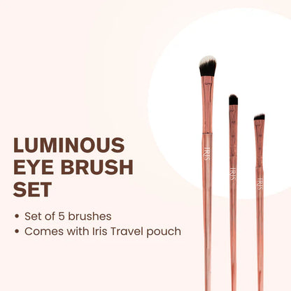 IRIS COSMETICS Luminous Eye Brush Set - 5 pcs