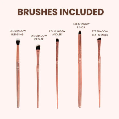 IRIS COSMETICS Luminous Eye Brush Set - 5 pcs