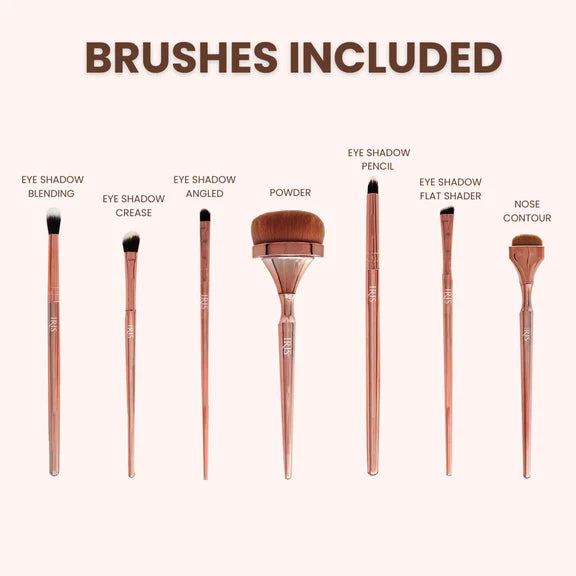 IRIS COSMETICS Luminous Complete Brush Set - 14 pcs