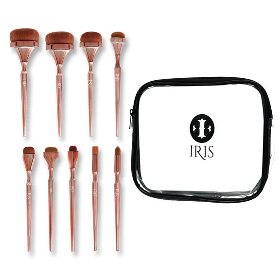 IRIS COSMETICS Luminous Face Brush Set - 9 pcs