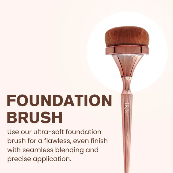 IRIS COSMETICS Luminous HD Foundation Brush - 1 pcs