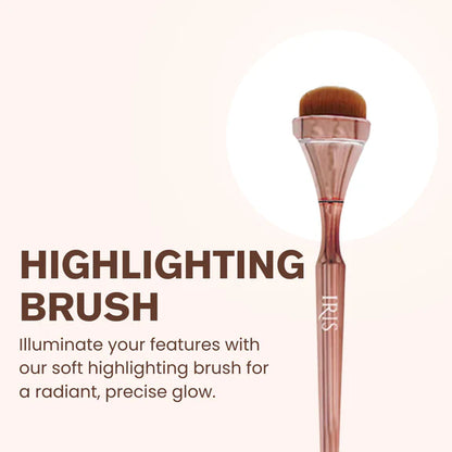 IRIS COSMETICS Luminous HD Highlighter Brush - 1 pcs
