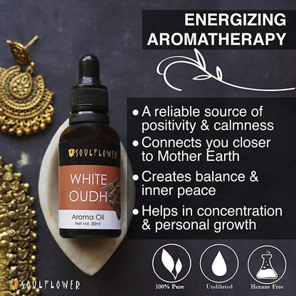 Soulflower White Oudh Aroma Oil -30 ml Rs. 1