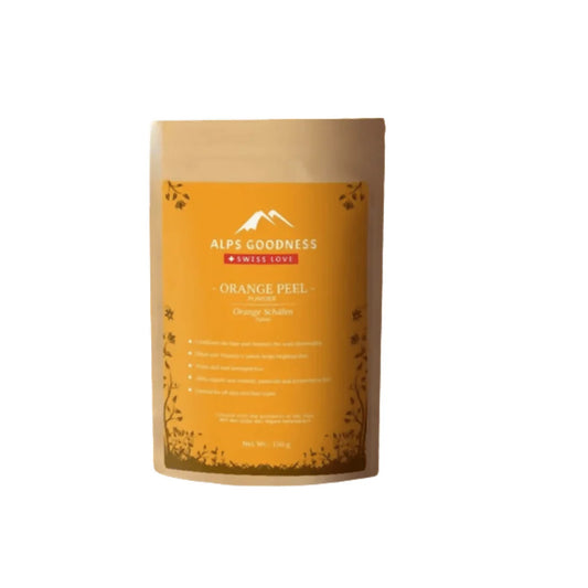 Alps Goodness Orange Peel Powder, for Hair Mask & Face Mask, Nourishes Hair Follicles, Glow Face