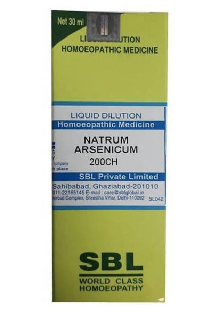 SBL Homeopathy Natrum Arsenicum Dilution -6 CH
