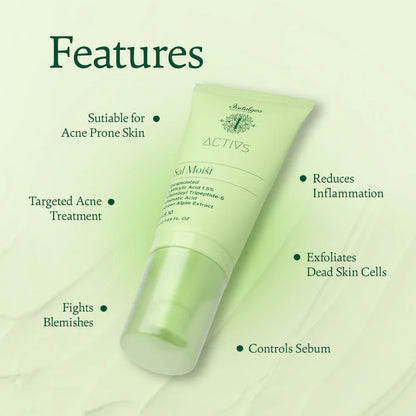 Indulgeo Essentials Sal Moist - Encapsulated Salicylic Acid Acne Healing Face Moisturiser 1.5% - 50 ml