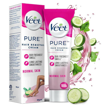 Veet Pure Hair Removal Cream for Women - Normal Skin - 100 gm