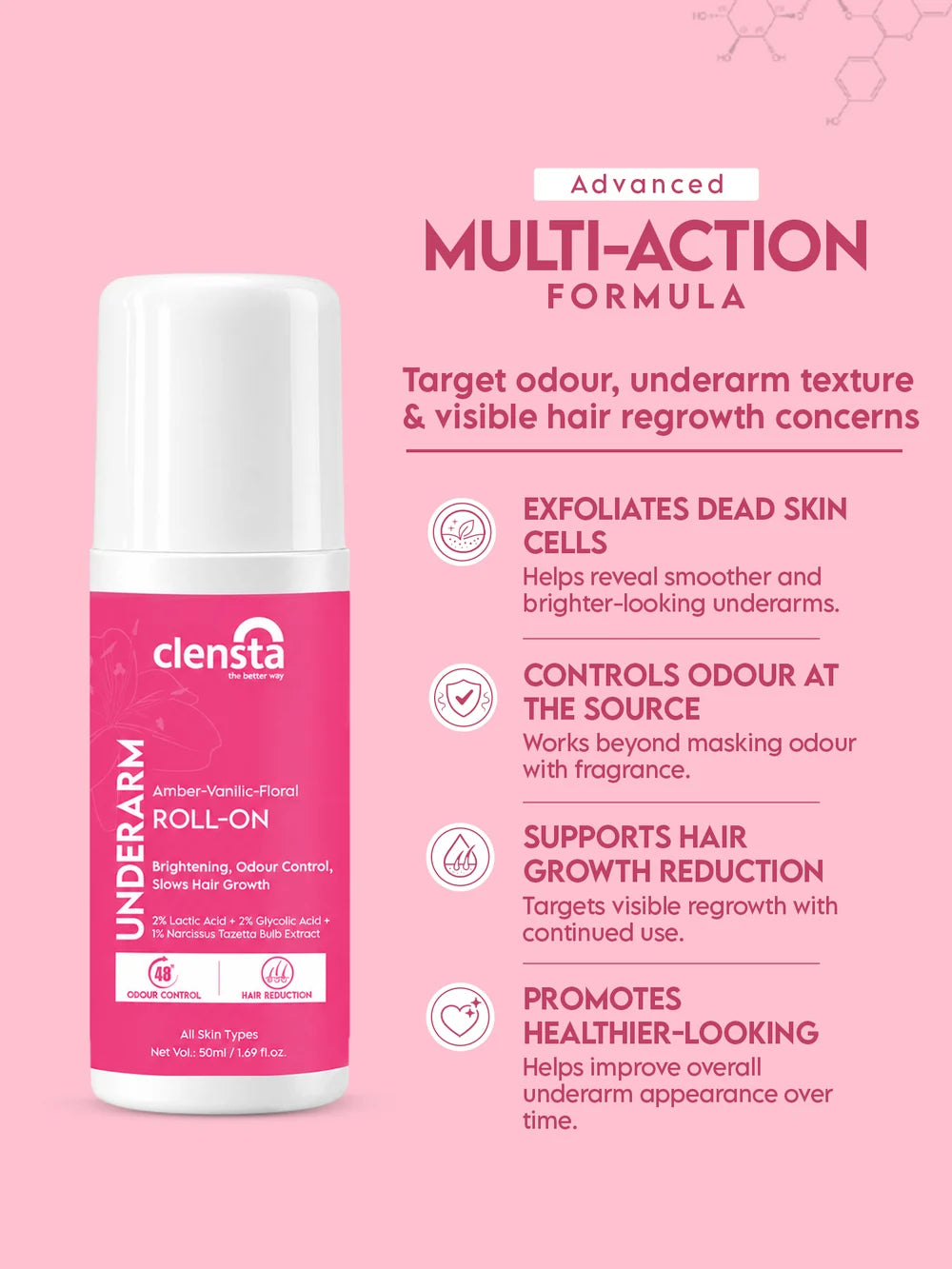 Underarm Roll-On Vanilla Floral