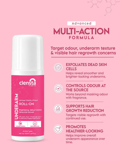 Underarm Roll-On Vanilla Floral