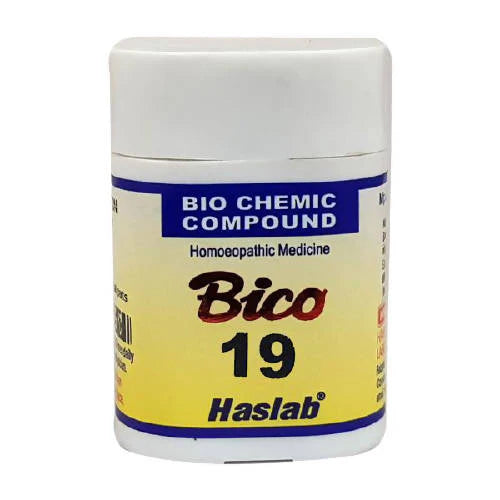 Haslab Homeopathy Bico 19 Biochemic Compound Tablets -20 gm