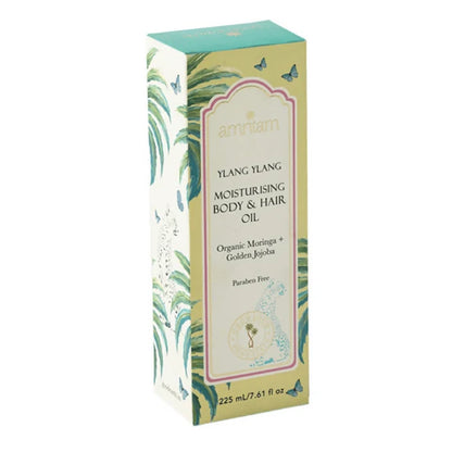 Amritam by Good Earth Ylang Ylang Moisturising Body & Hair Oil - 225 ml