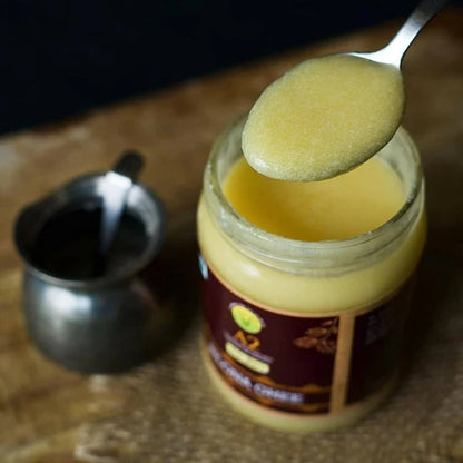 A2 Organics Desi Gir Cow A2 Bilona Ghee | Cultured Ghee | Vedic Bilona Method Ghee - 500 ml