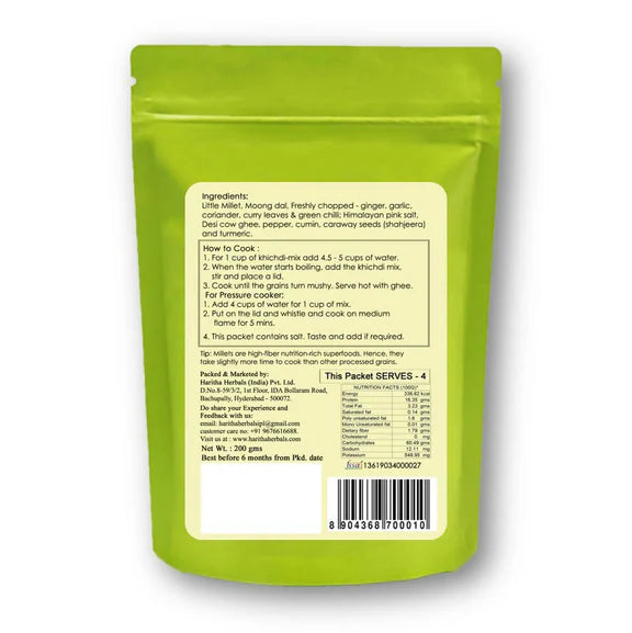Haritha Foods Instant Millet Khichdi - 200 gm