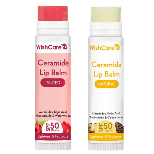 Wishcare Lip Balm Combo - Tinted SPF 50+++ & Natural - combo