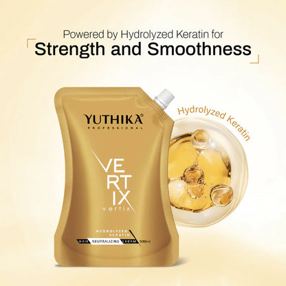 Yuthika Professional Vertix Hair Neutralizing Cream Post Straightening - 500 ml