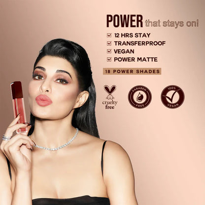 Colorbar Powerkiss Vegan Matte Lipcolor- Hush On - 5 ml
