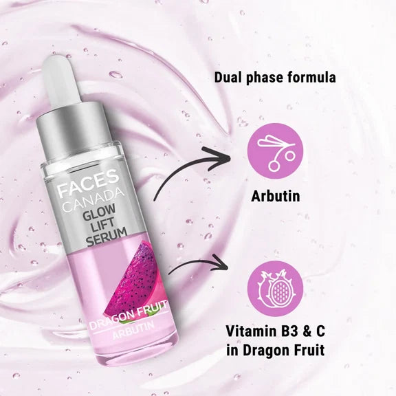 Faces Canada Glow Lift Serum Dragon Fruit - 30 gm