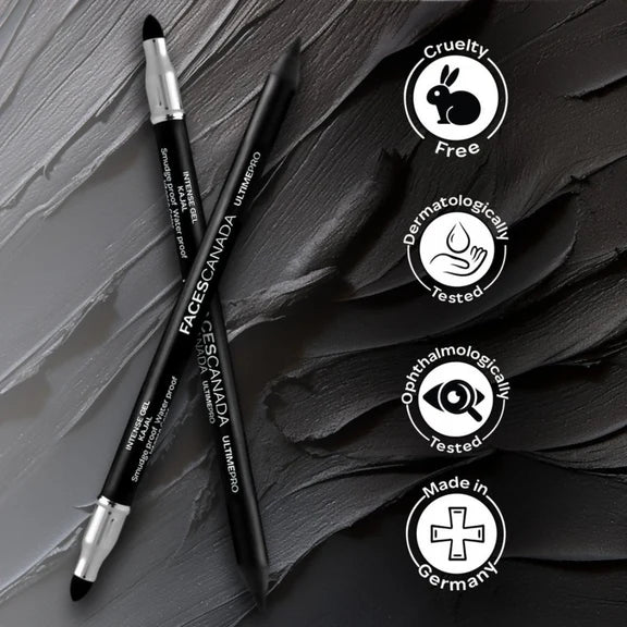 Faces Canada Intense Gel Kajal - Black - 1.2 gm