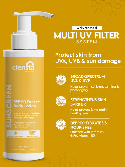 Sunscreen Body Lotion SPF 50 PA++++