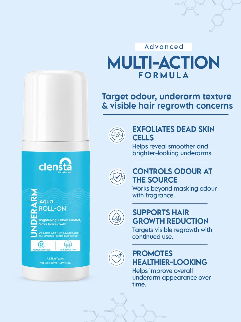 Underarm Roll-On Aqua
