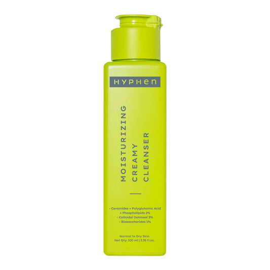 Hyphen By Kriti Sanon Moistuzing Creamy Cleanser, Hydration & Gentle Cleansing For Dry Skin - 100 ml