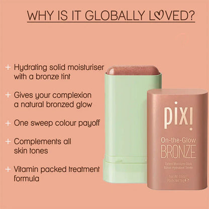 PIXI On The Glow Bronzer - Soft Glow - 19 gm