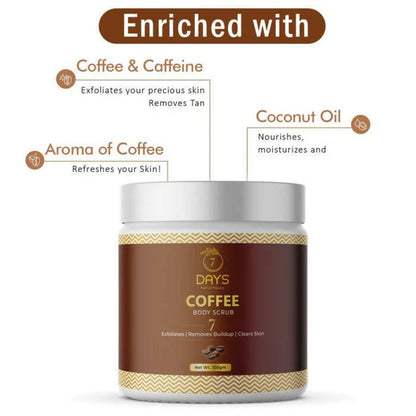7 Days Coffee Body Scrub - 100 gm