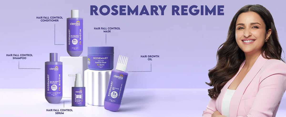 Rosemary Hair Fall Control Shampoo with 1% Biotin