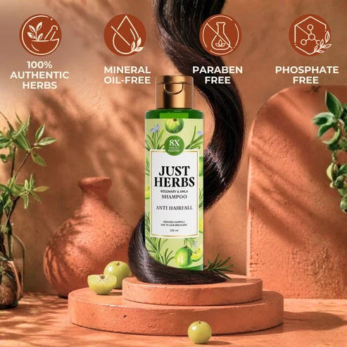 Anti Hairfall Shampoo | Rosemary, Amla & 12 Herbs