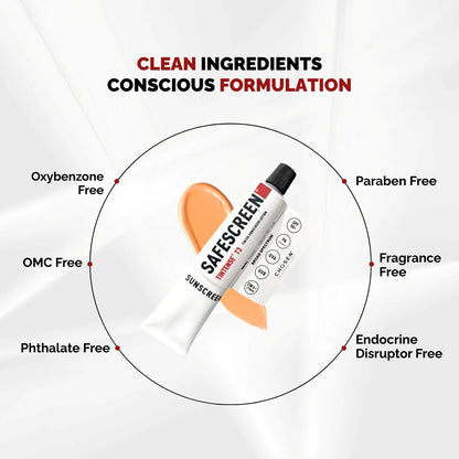 Chosen Tintense Beige Shade Tinted Sunscreen SPF 50+ Pa++++ 6-Hour Water Resistance, No White Cast - 40 ml